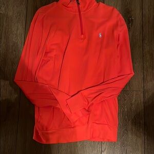 Men size small Ralph Lauren half zip, it has pockets!
